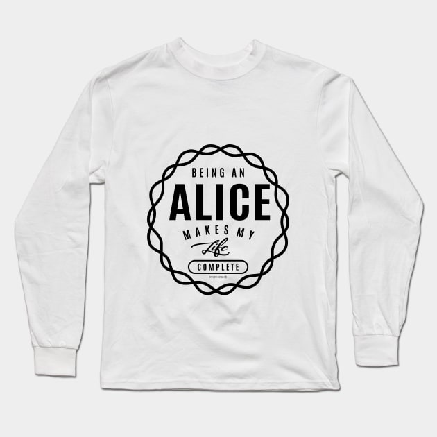 Alice Long Sleeve T-Shirt by C_ceconello